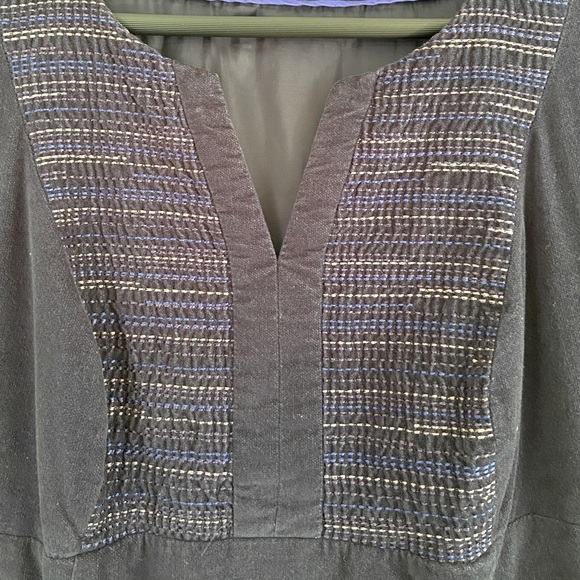 BODEN Deep Blue Velvet/Velour Romola Boden Dress 2P - Picture 4 of 6